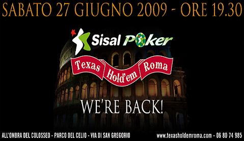 Sisal Poker Texas Hold'em a Roma