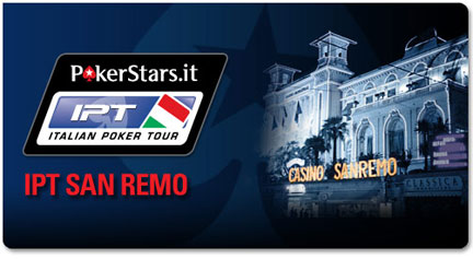 Italian Poker Tour a Sanremo: il programma dei tornei