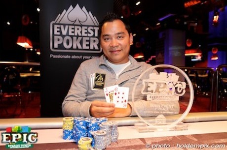 Everest Poker, delusione italiana, vince Han Tran 15 mila Euro 