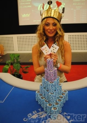 King of Poker ,The Queen is Francesca Fratazzi