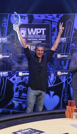 WPT Venezia dominio di Ferraresi che vince 72 mila Euro 