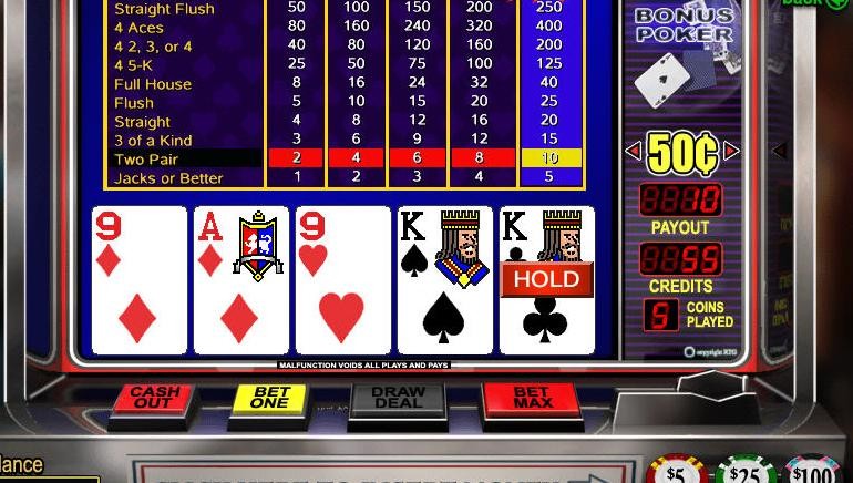 video poker online